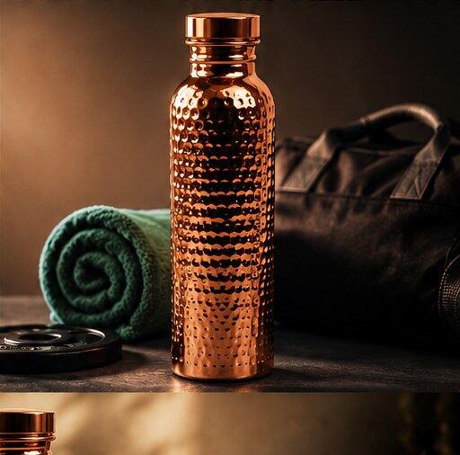 Puura 900 — Pure Copper Water Bottle view 3